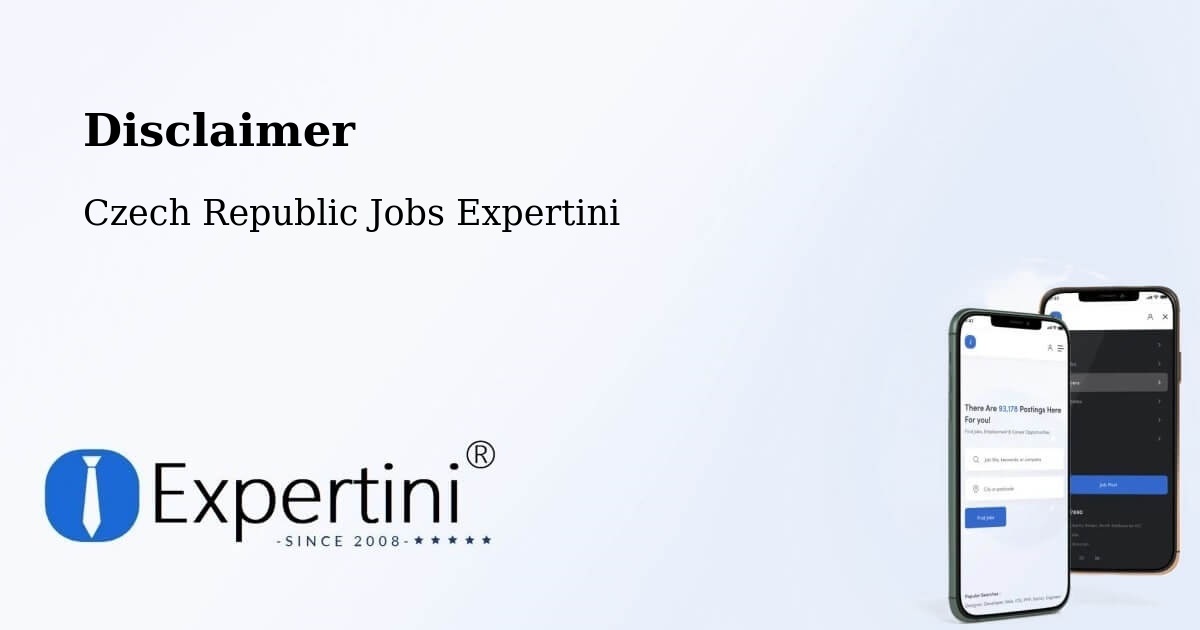 Disclaimer – Polepy - Czech Republic Jobs Expertini